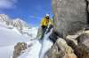 Na trawersie Aiguilles Marbrées. Courmayer, Chamonix IT / FR. @tatrapeak